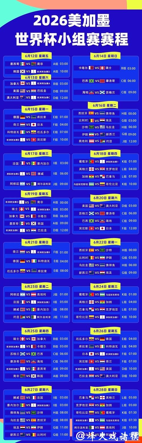 免费观看2026年世界杯直播在线平台推荐